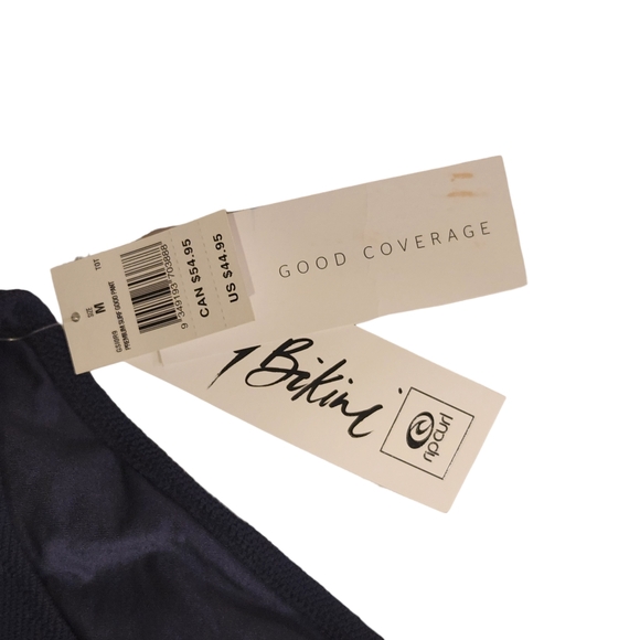 *NWT* Ripcurl Bikini Bottom Textured Low Rise Style - Dark Navy - Picture 5 of 5